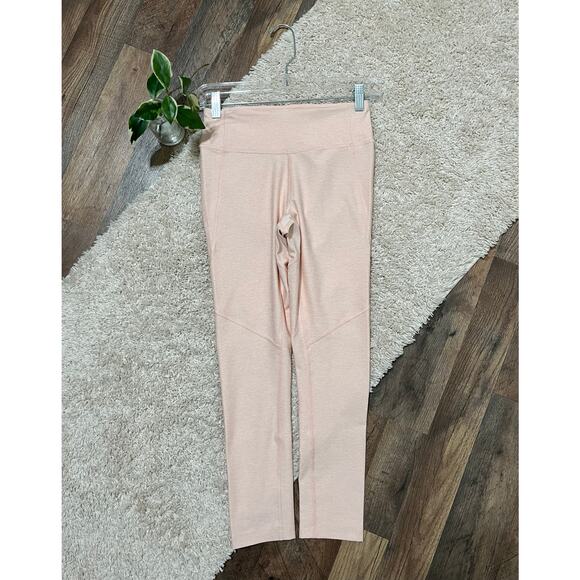 Outdoor Voices Small Matte Peachy Pink High Waisted Athleisure Yoga Leggings - Picture 1 of 8